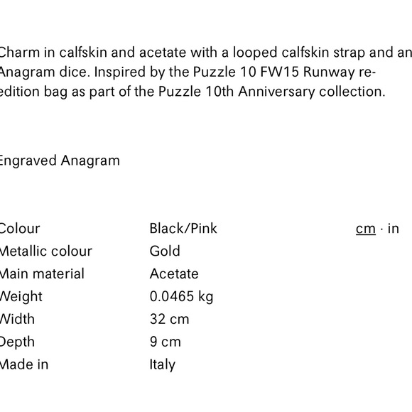 Loewe Pink Puzz Charm - limited edition - Picture 3 of 3